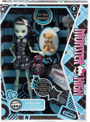 Boneca Monster High Frankie Stein Boo-original Repro 2022